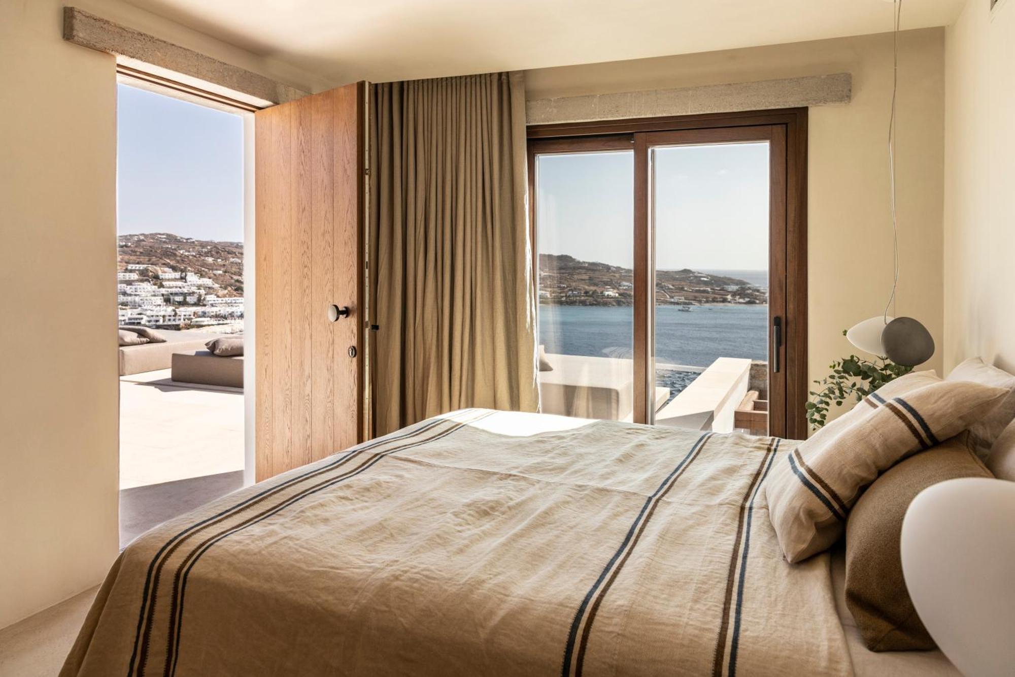 The Skyvilla Mykonos - A Landmark Property With Breathtaking Views Of The Psarou Bay Mykonos Town Eksteriør bilde